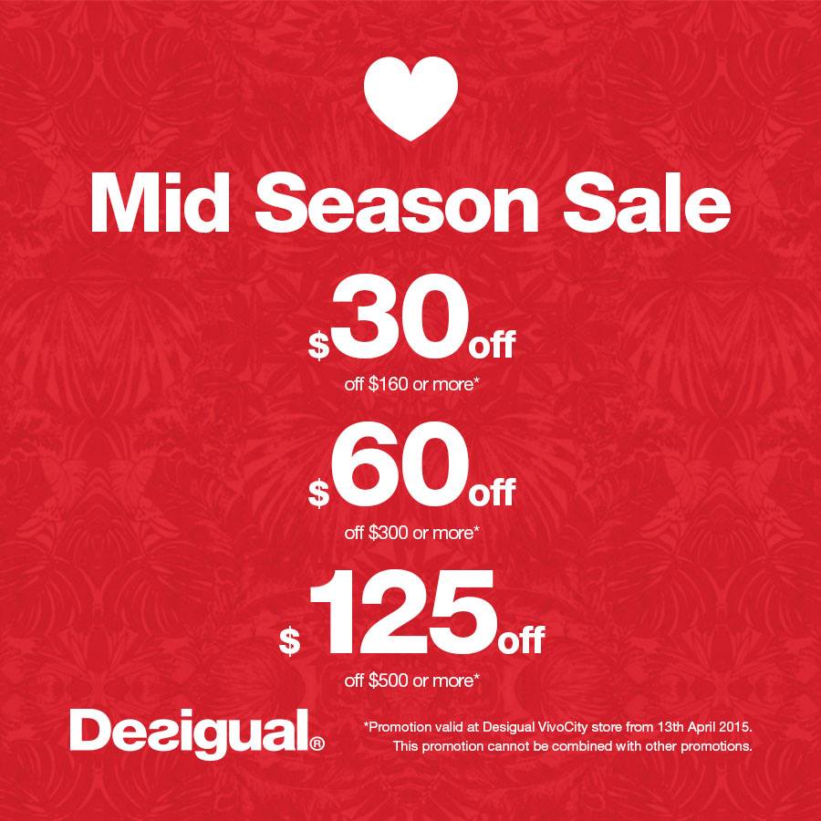 Desigual Mid Season Sale
