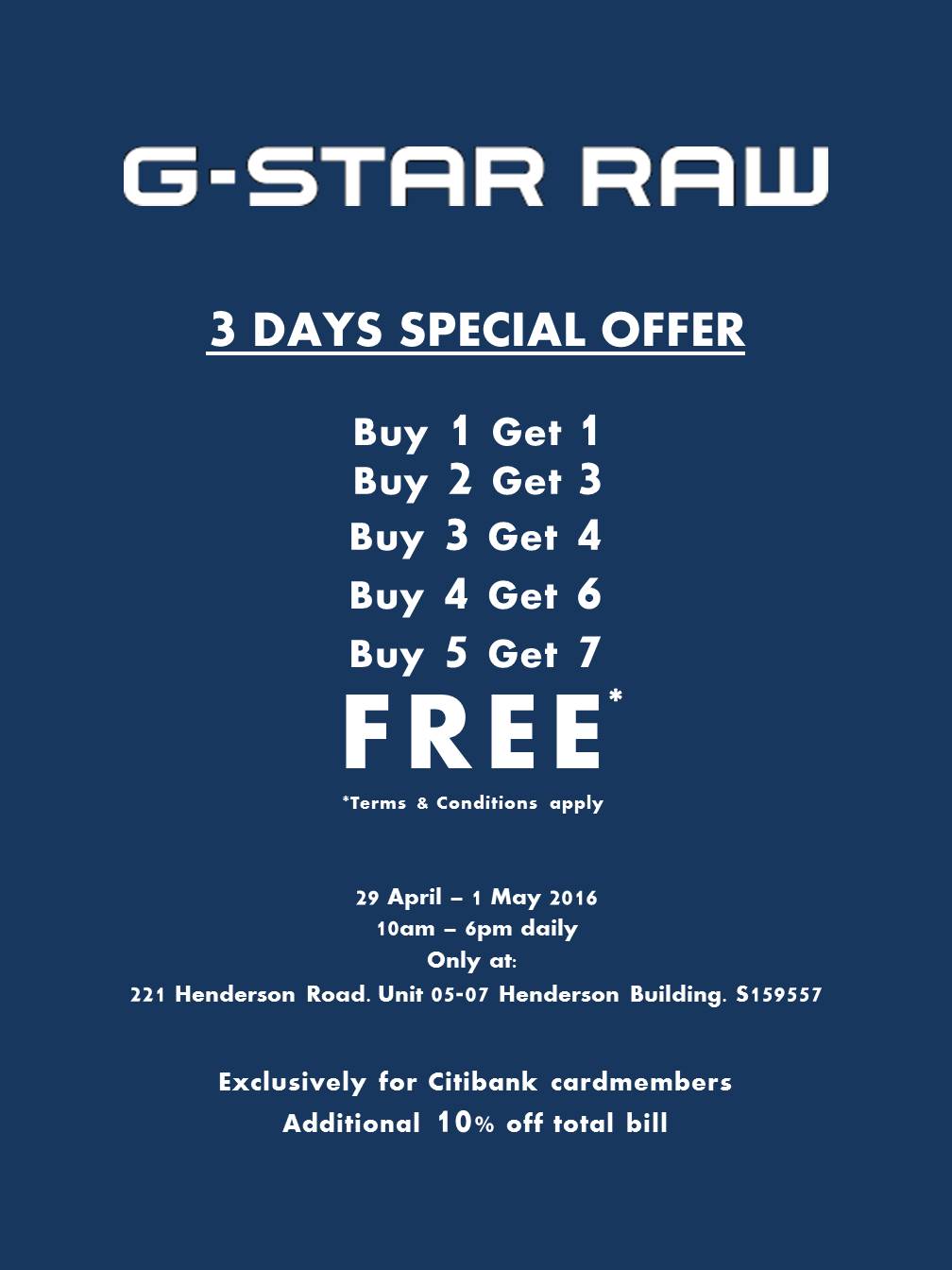 G-Star Raw Banner