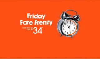 Jetstar Friday Fare Frenzy