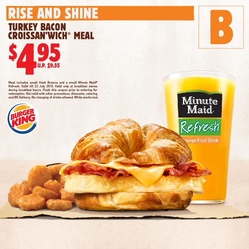 Burger King Breakfast Coupon Deals Save Up to 50 (10 Jun 22 July