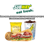 Subway: Free Regular Meal Upgrade for SAF Personnel (1 July 2015 ...