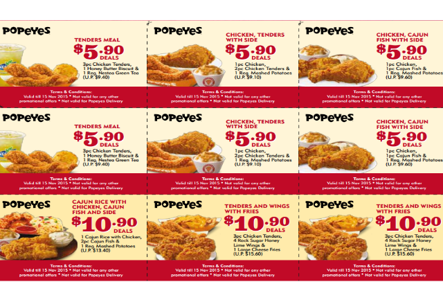 popeyes chicken coupons 2022