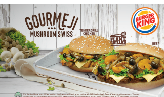 Burger King Gourmeji Swiss Burger