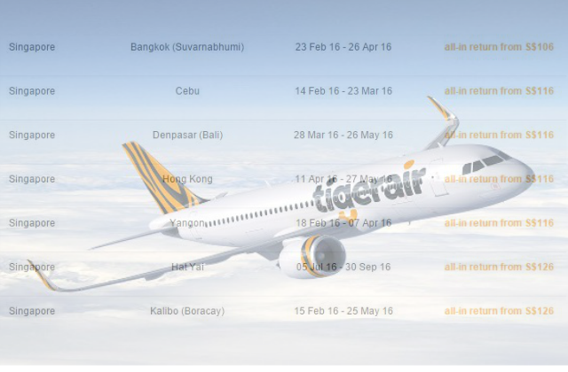 Tigerair Sale 11 Jan 16