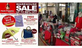 Hush Puppies Warehouse Sale Featured