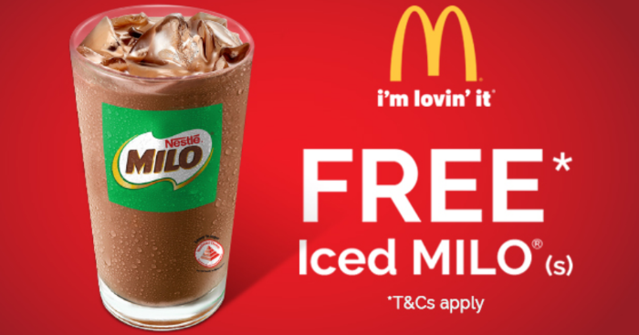 mcdonald s is giving away free iced milo to ntuc members with any purchase from 26 apr 1 may 18 moneydigest sg free iced milo to ntuc members