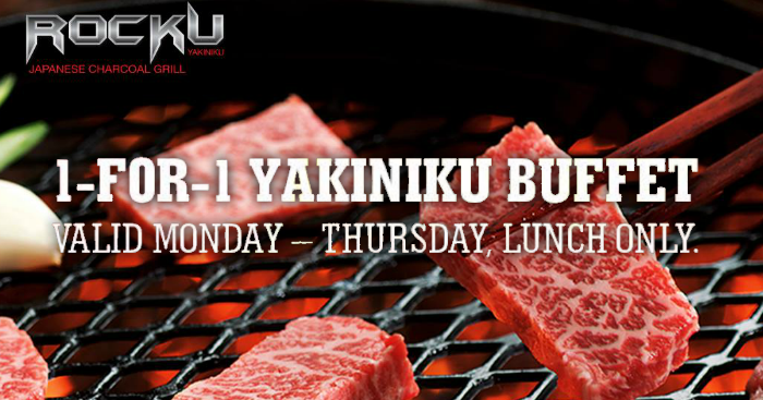 Rocku Yakiniku Is Offering 1 For 1 Yakiniku Buffet For Citi Cardmembers From 15 Apr 13 Jun 2019 Mon Thurs Moneydigest Sg