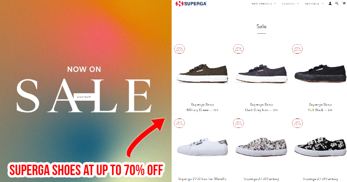Superga is running a big sale today and 