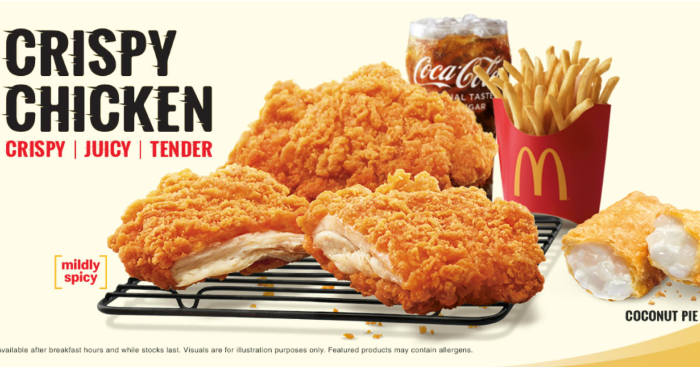 McDonald's S'pore now selling Crispy Chicken cutlets that look likes ...