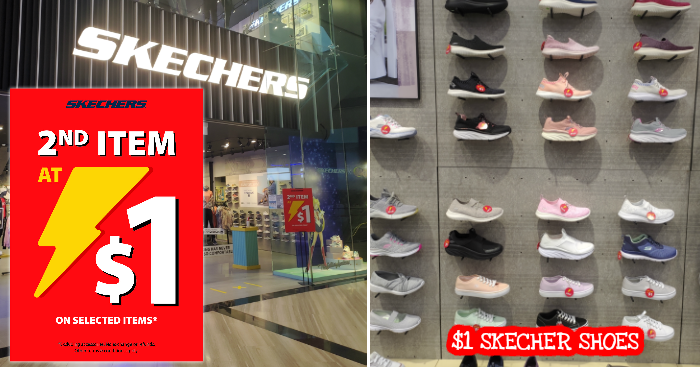 Grab a second pair of SKECHERS shoes 