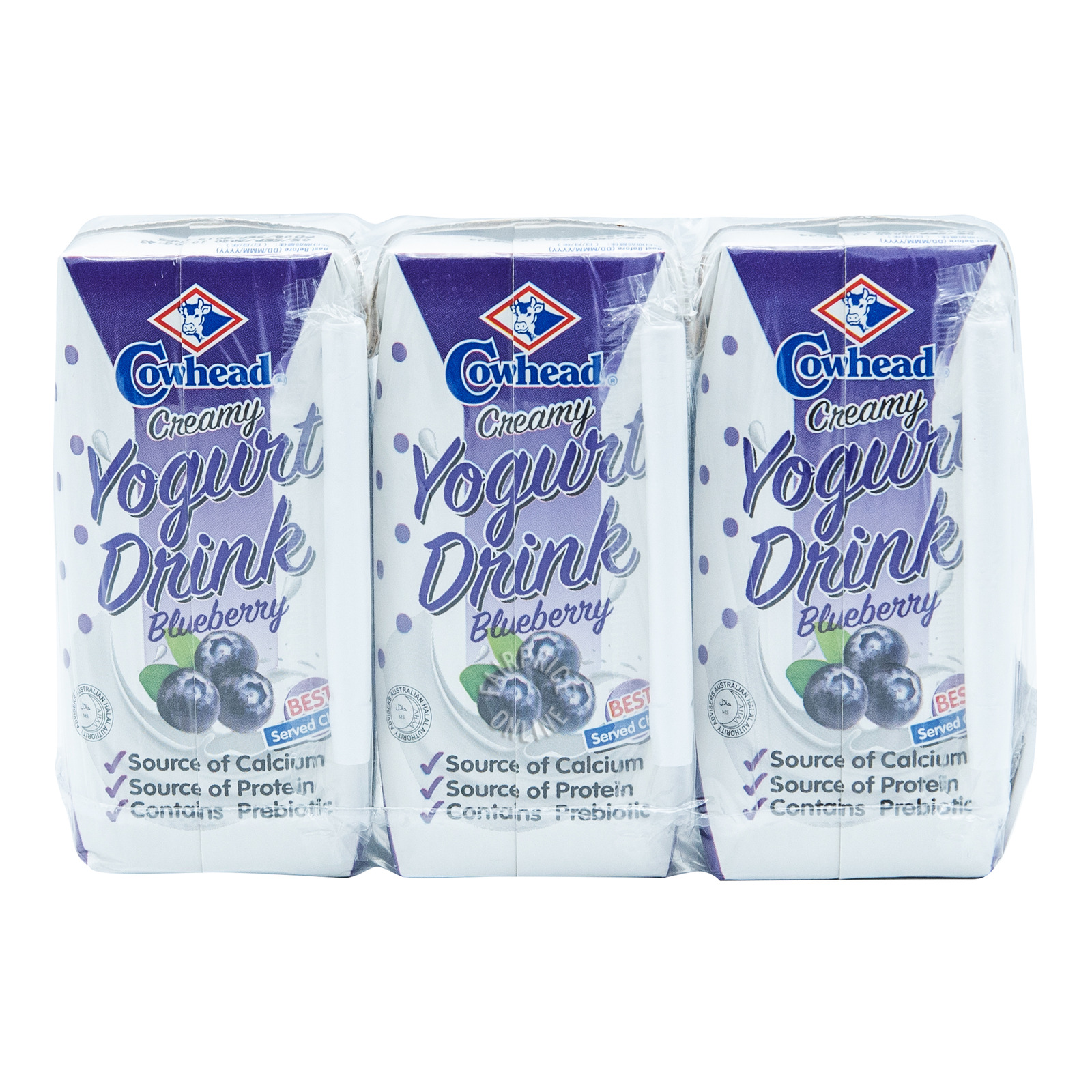 Cowhead Creamy Yoghurt Drink - Blueberry
