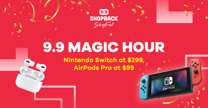 A year's worth of Bubble Tea, Apple Airpods at $99, and Nintendo Switch at $299 - The Ultimate Guide to ShopBack's 9.9 Sale!