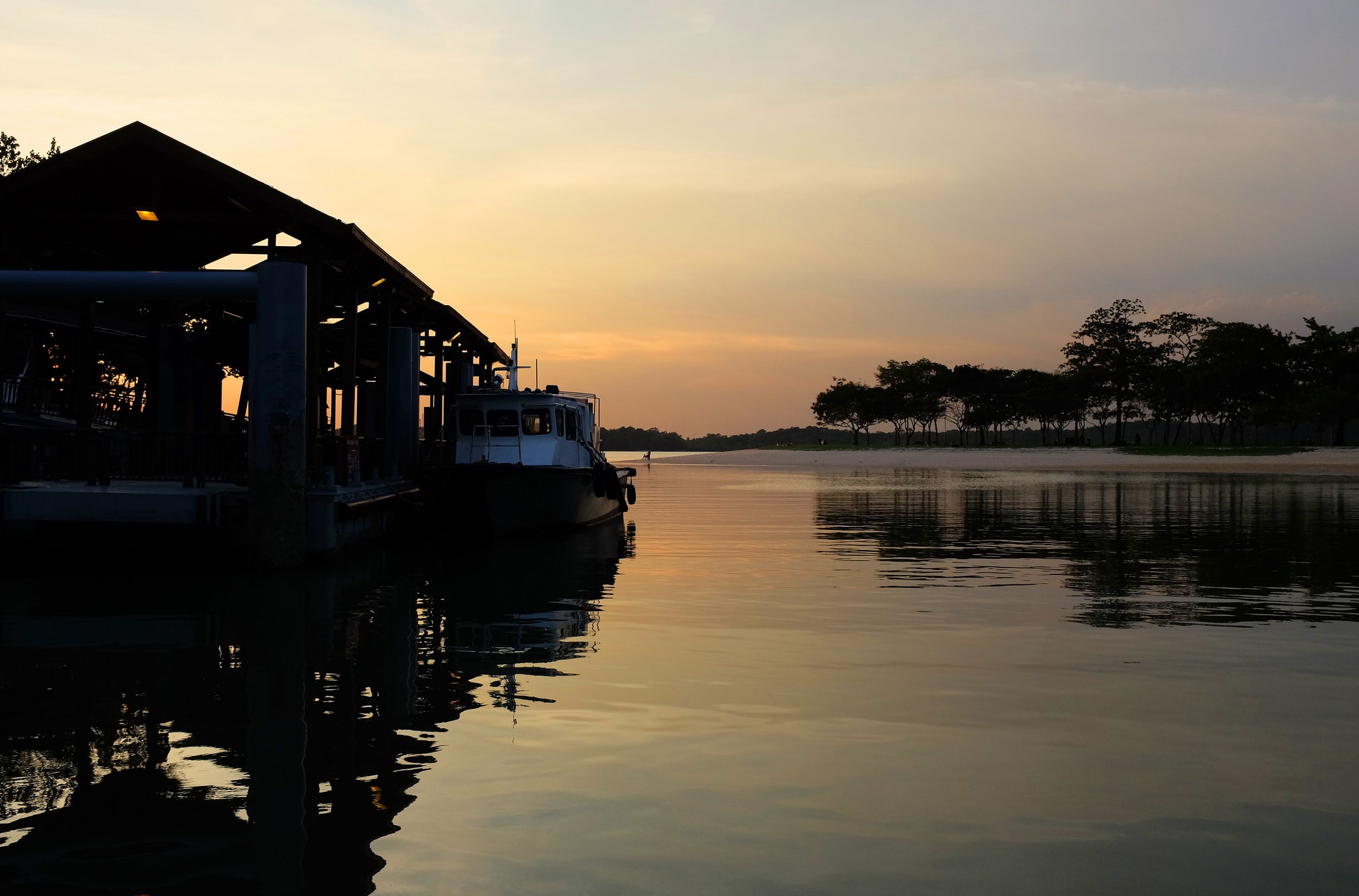 Pulau Ubin in the evening