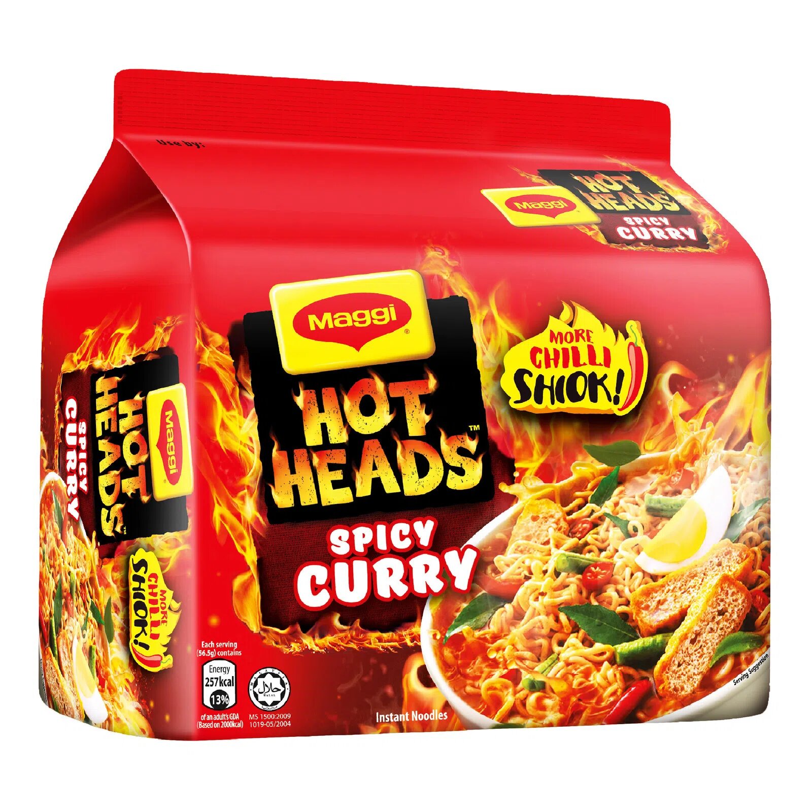 Maggi Hot Heads Instant Noodles - Spicy Curry