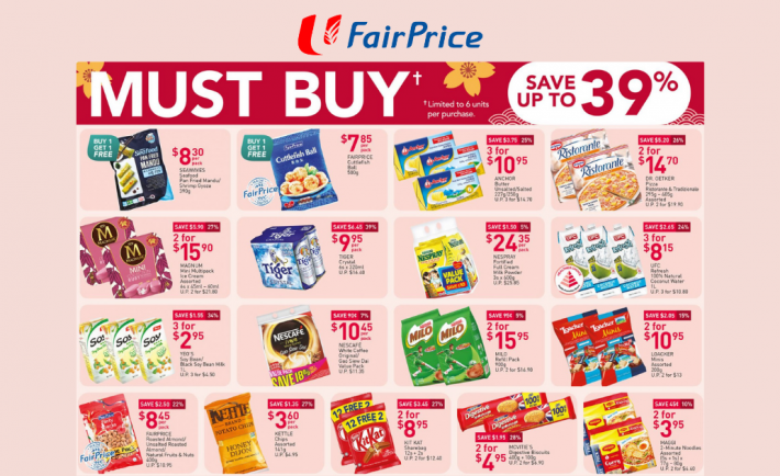 FairPrice Weekly Deals 7 January 2021