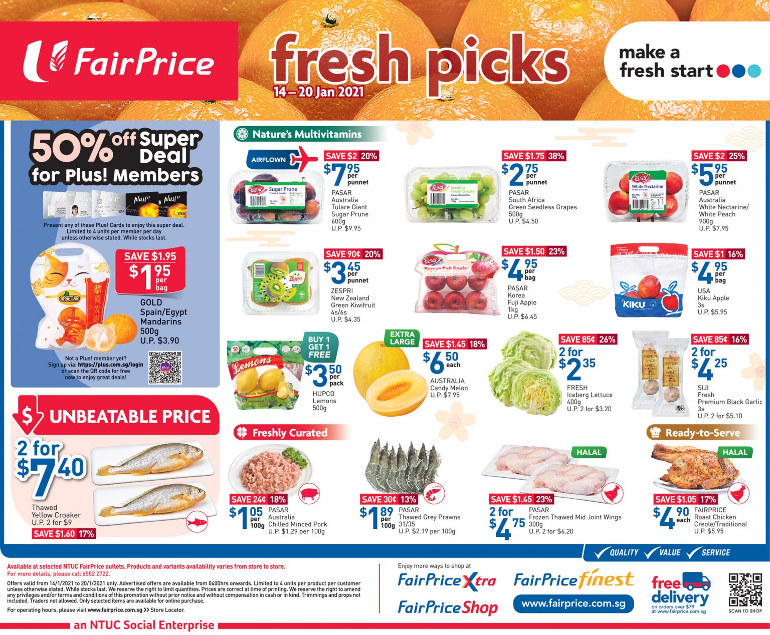 FairPrice's fresh picks till 20 January 2021