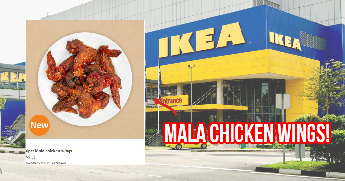 Ikea Restaurant Now Selling Mala Chicken Wings And Mala Chicken Leg