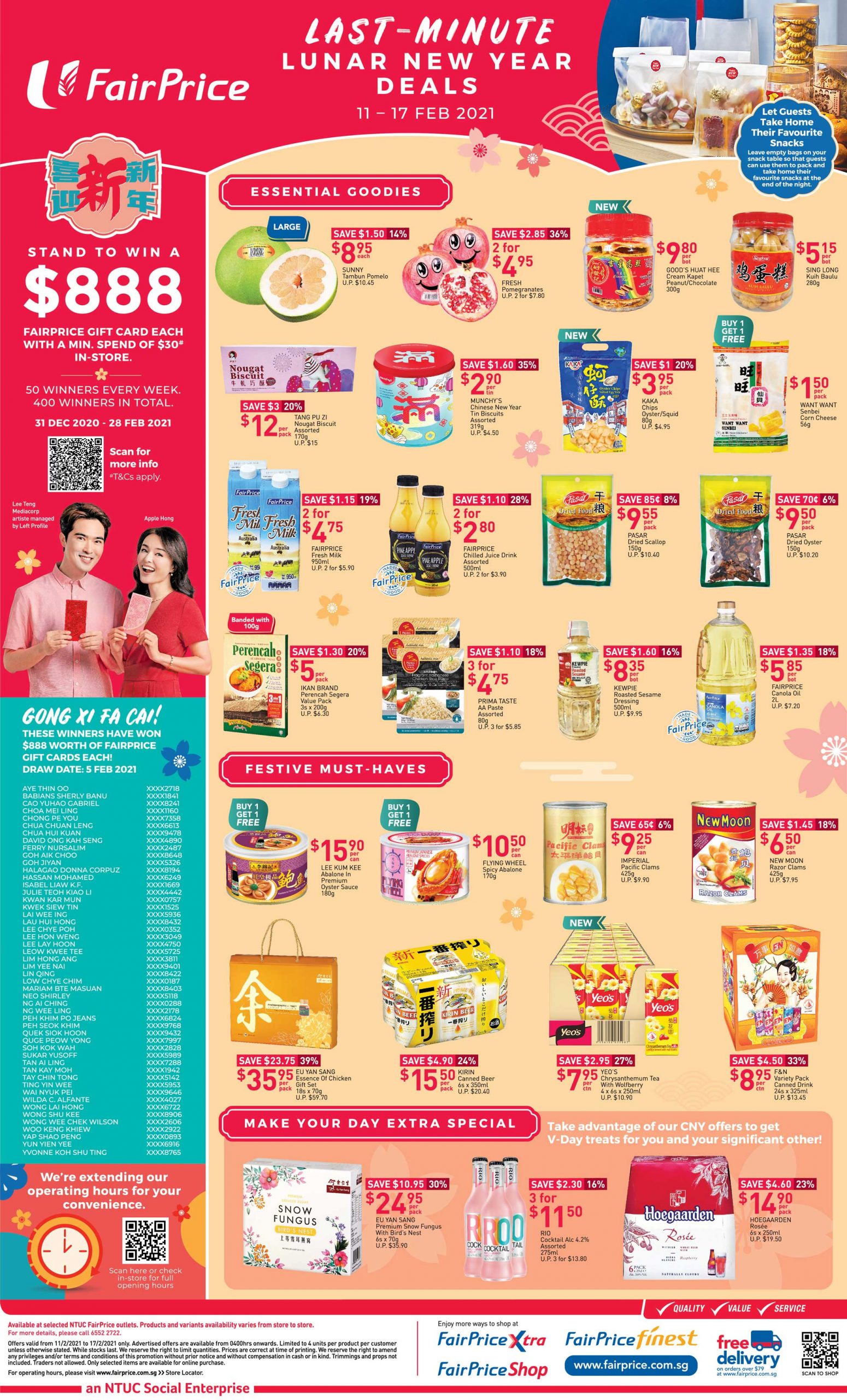 FairPrice’s last-minute CNY deals from now till 17 February 2021