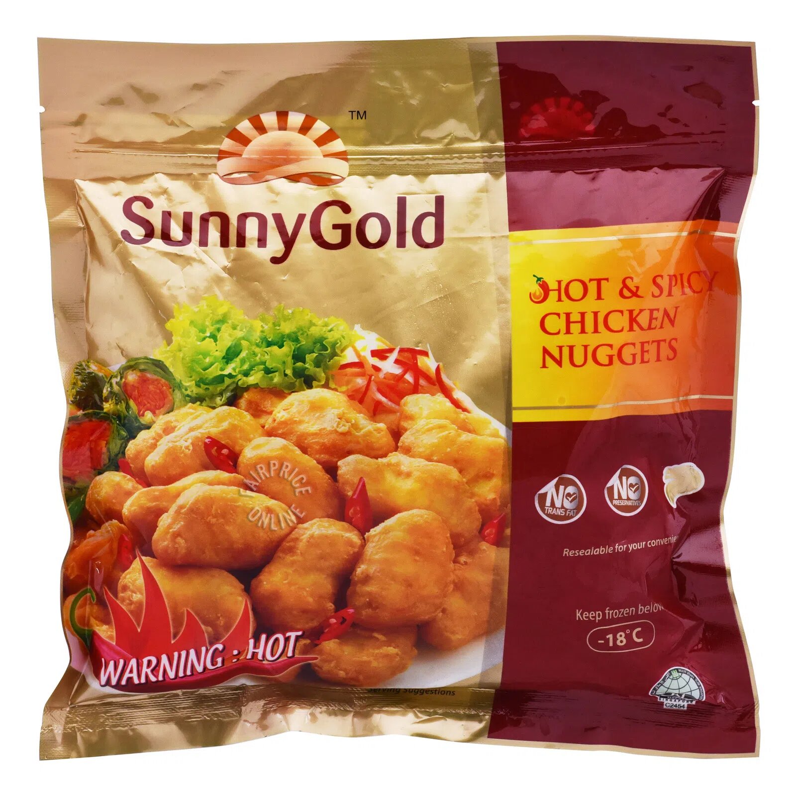 Sunny Gold Chicken Nuggets - Hot & Spicy