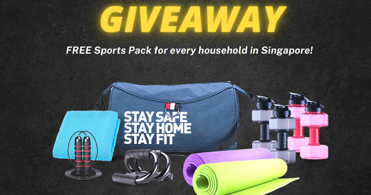 Free fitness gears for every household in Singapore