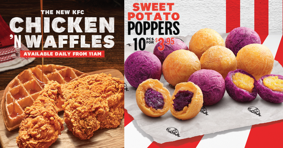 KFC S'pore to introduce Chicken 'N Waffles starting 22 Sep; has Sweet ...