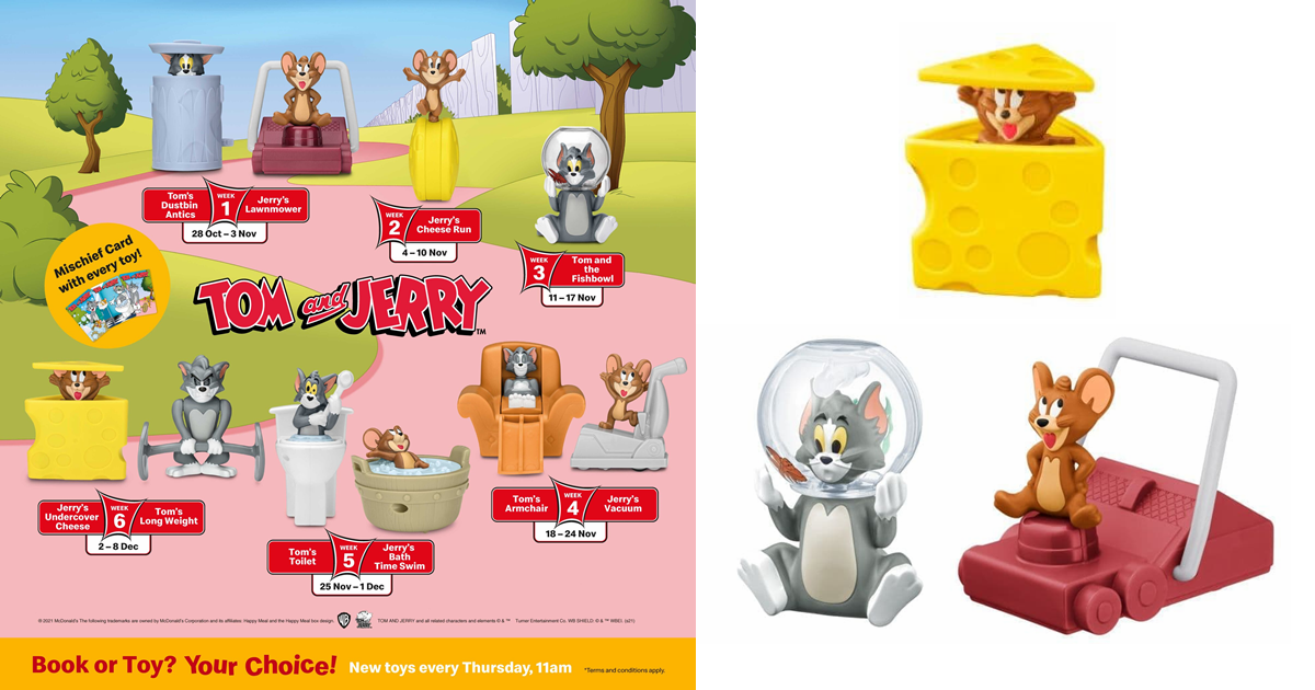 Tom And Jerry Happy Meal Toys Now Available At McDonald S MoneyDigest Sg