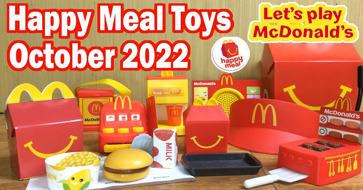 New Happy Meal® Toys Let Your Child Role Plays A McDonald's Service