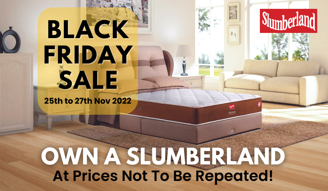 Black Friday Promo Furniture store offering lowest price Slumberland
