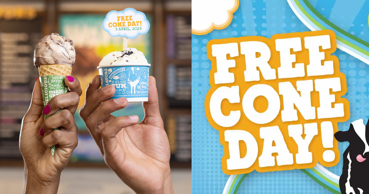 Ben & Jerry's muchanticipated Free Cone Day will return on 3 Apr 23