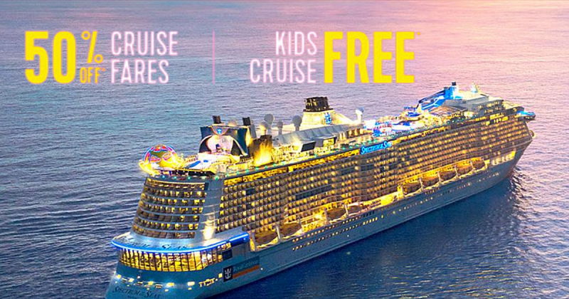 Royal Caribbean is offering 50% off cruise fares from 20 - 24 Apr 23 ...