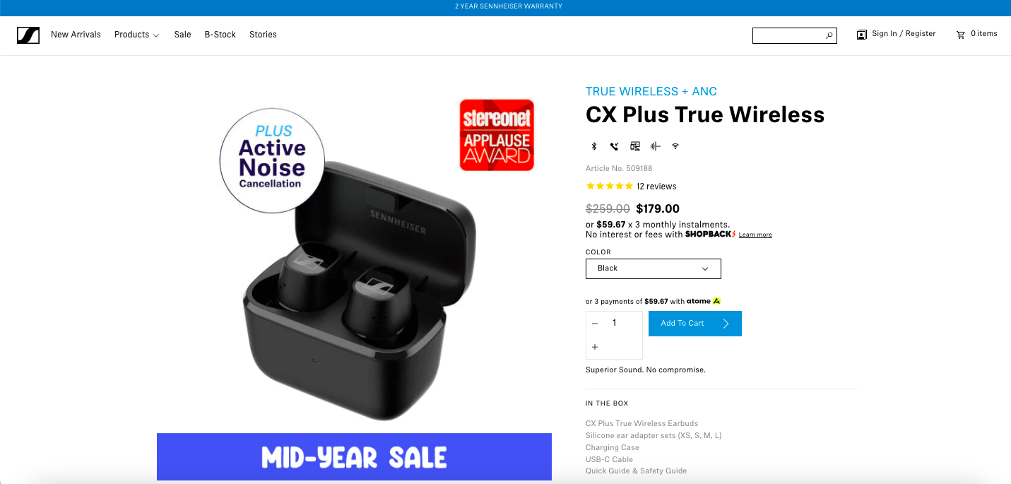 CX Plus True Wireless