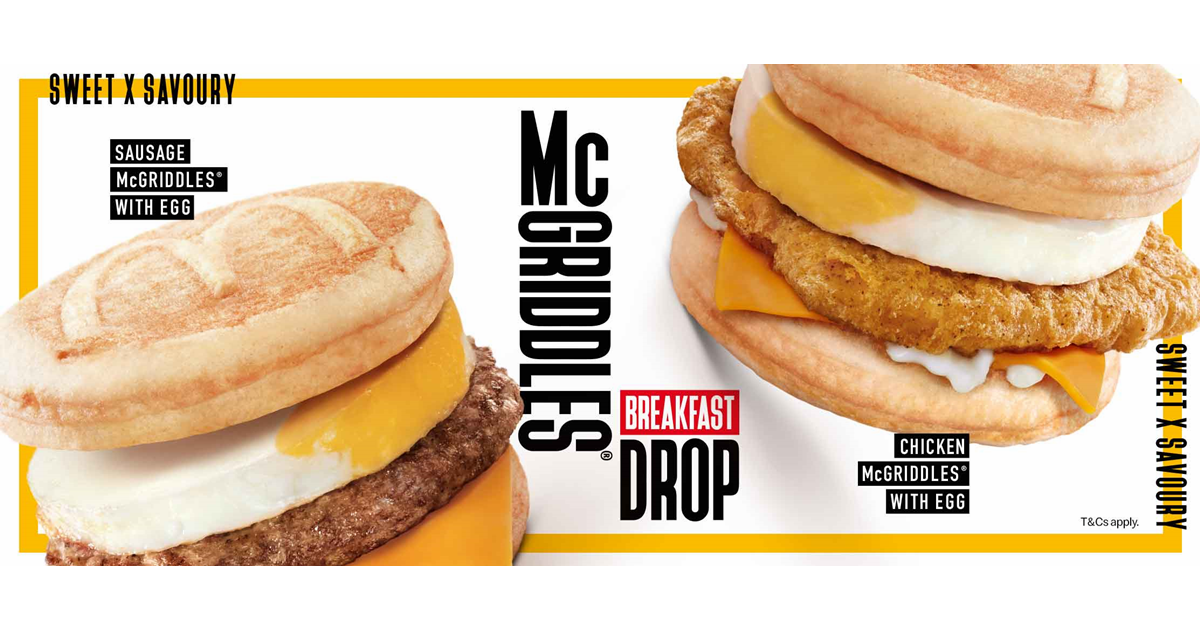 Breakfast McGriddles® available at McDonald's from 27 July 23 MoneyDigest.sg