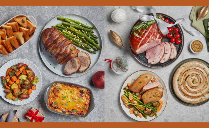 Charmingly curated holiday feast sets