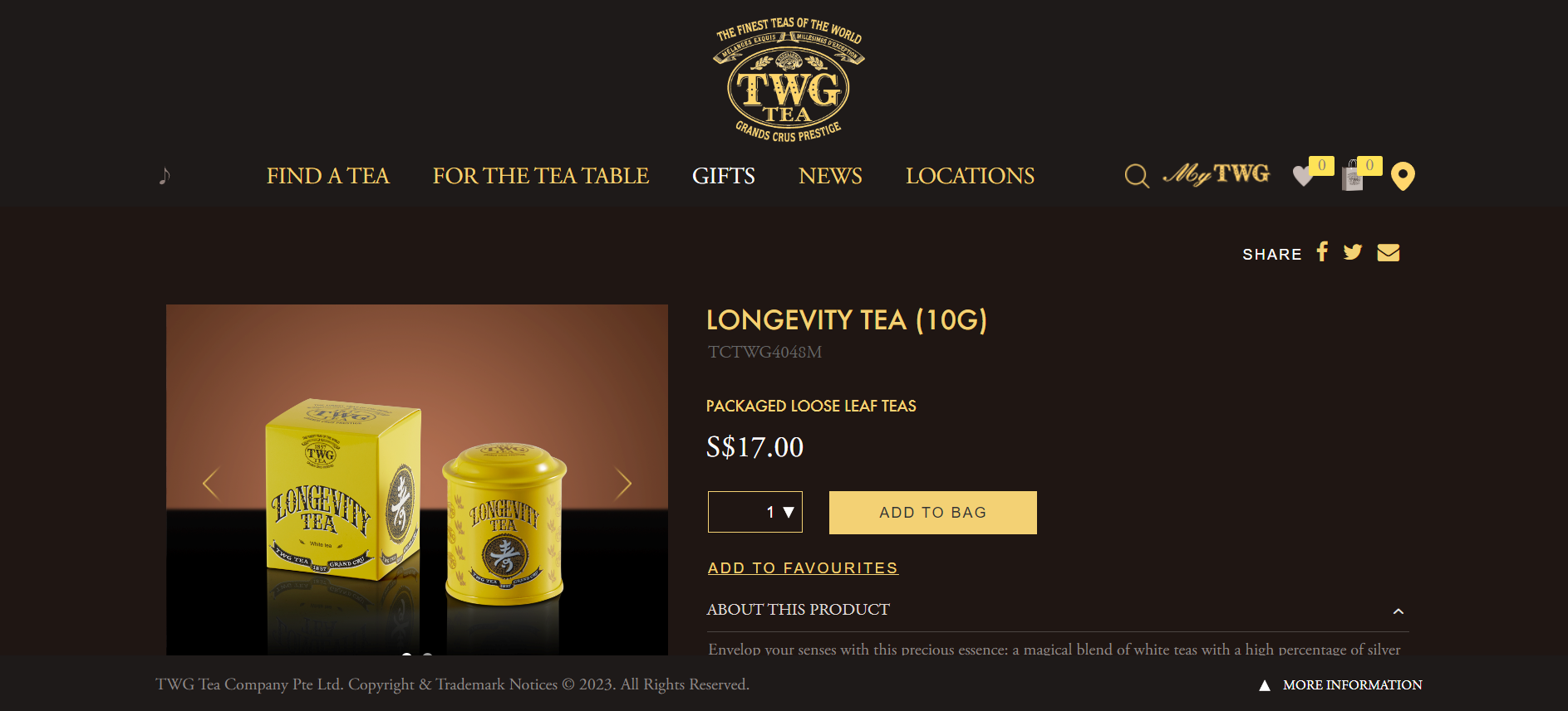 LONGEVITY TEA (10G) 