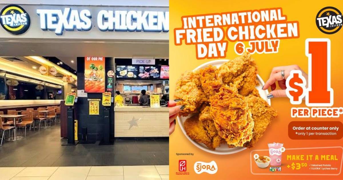 Texas Chicken Celebrates International Fried Chicken Day With 1 Fried Chicken On 6 Jul 24 2468