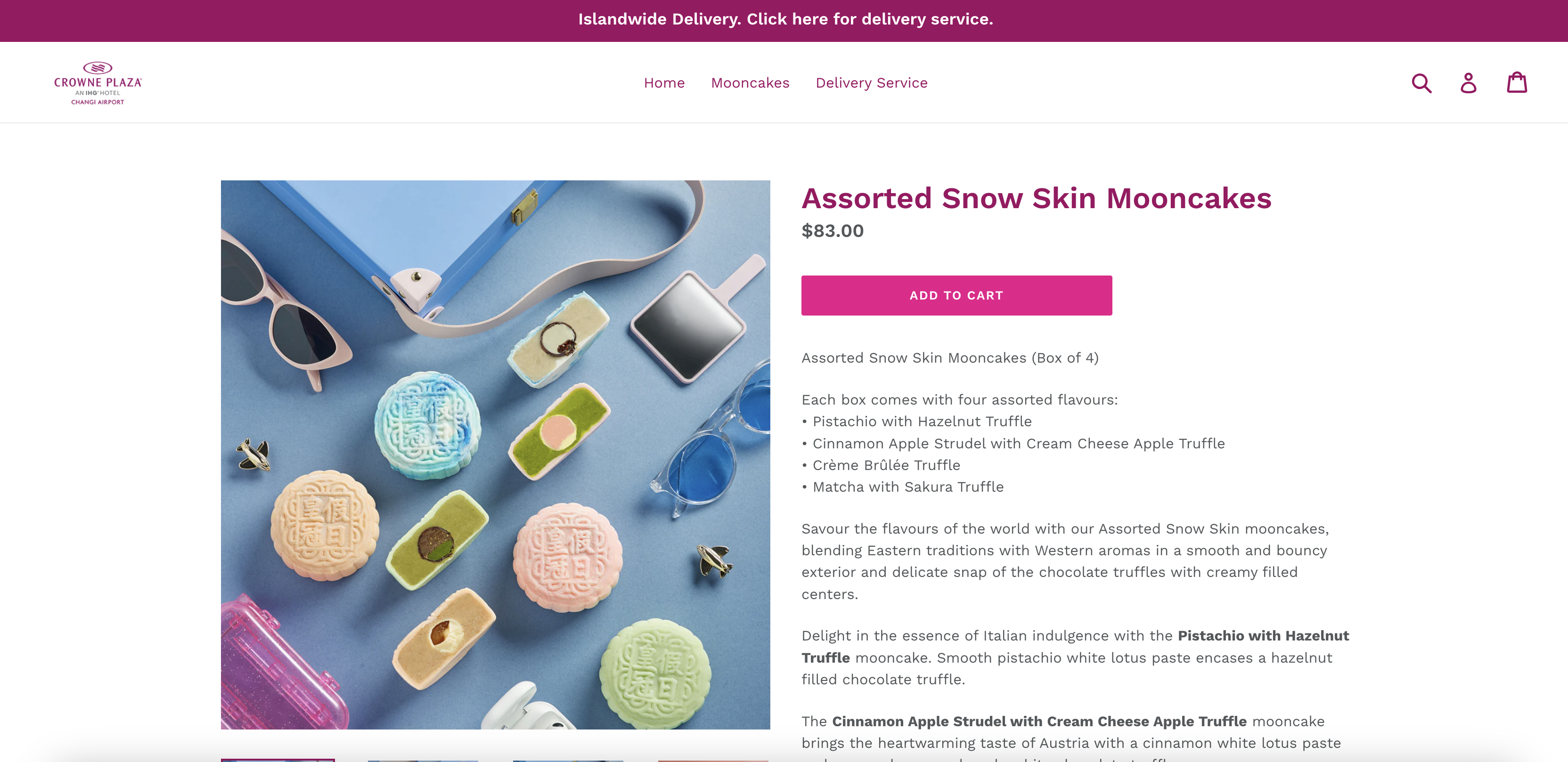 Assorted Snow Skin Mooncakes