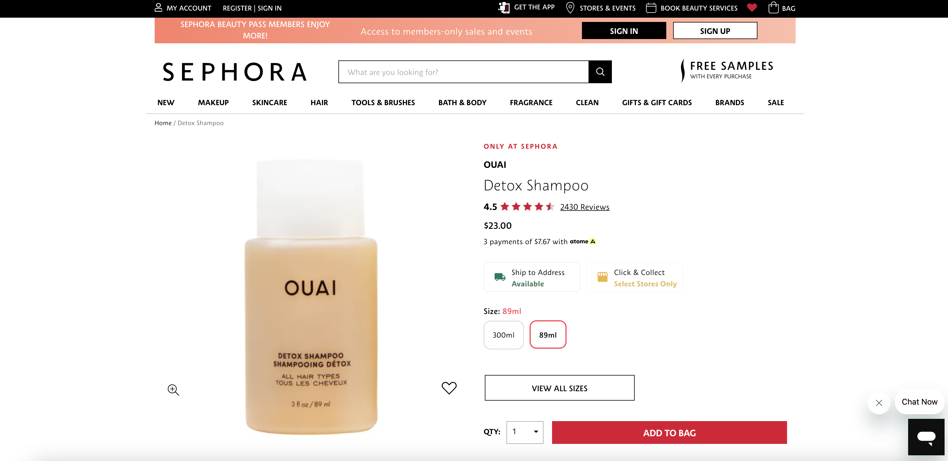 Ouai Detox Shampoo