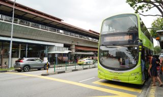 Singapore bus and tain track