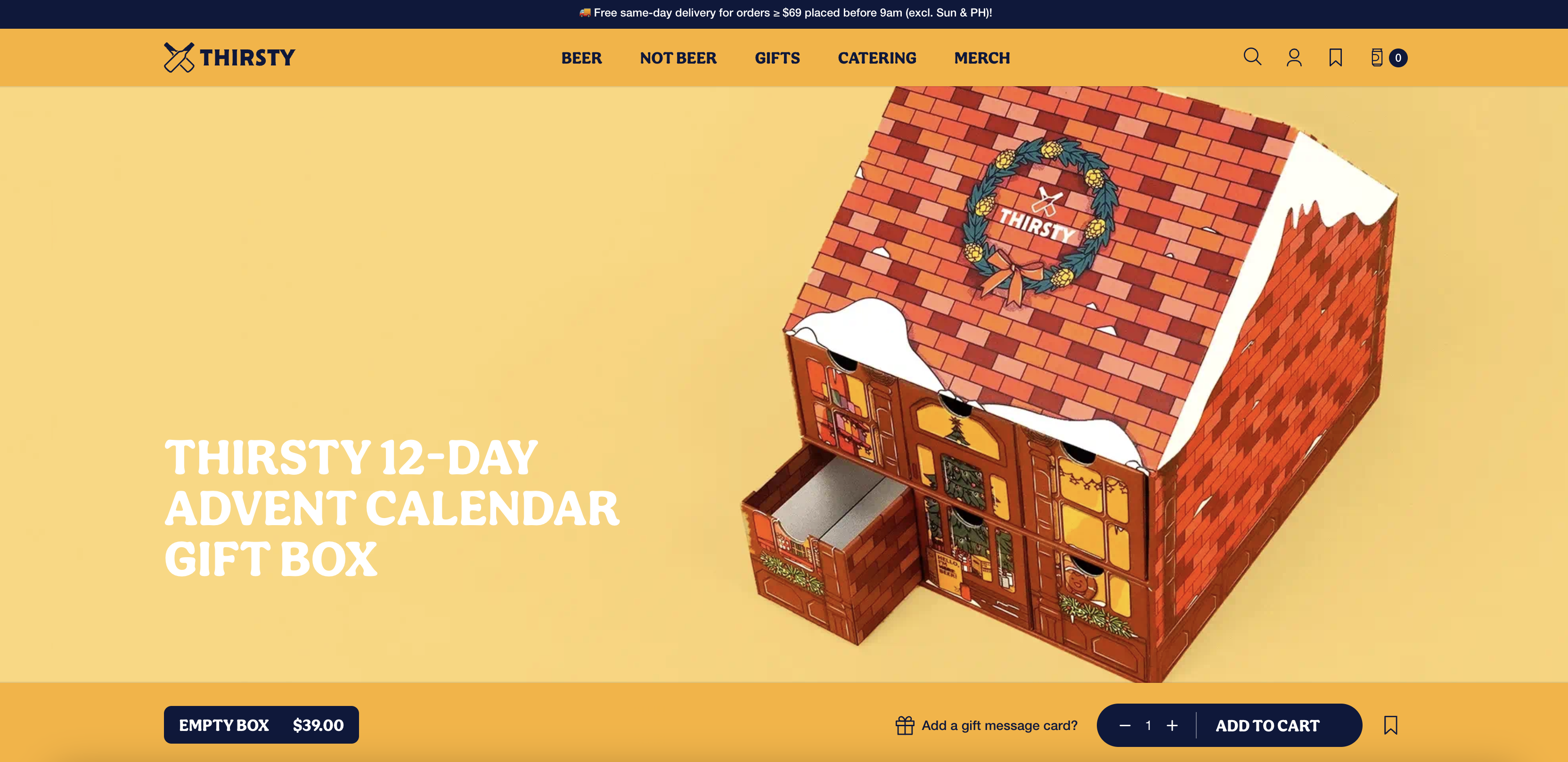 12-Day Advent Calendar Gift Box