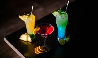 colorful cocktails