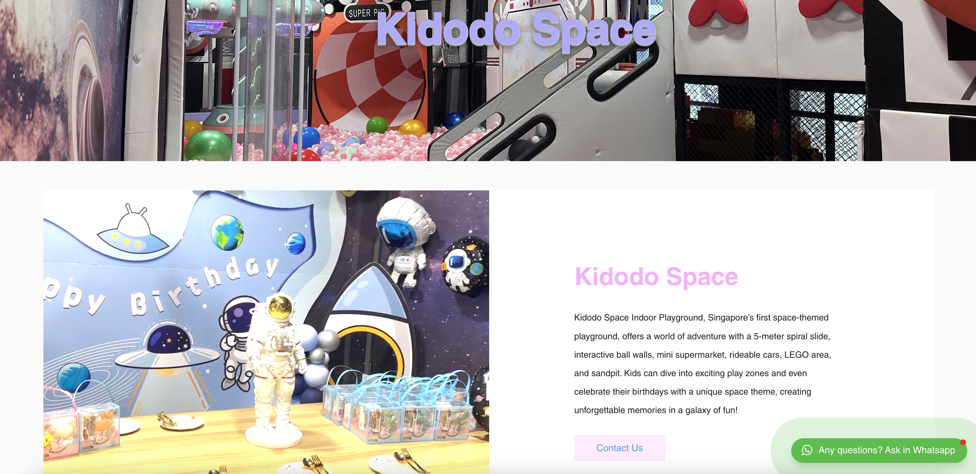 Kidodo Space Indoor Playground