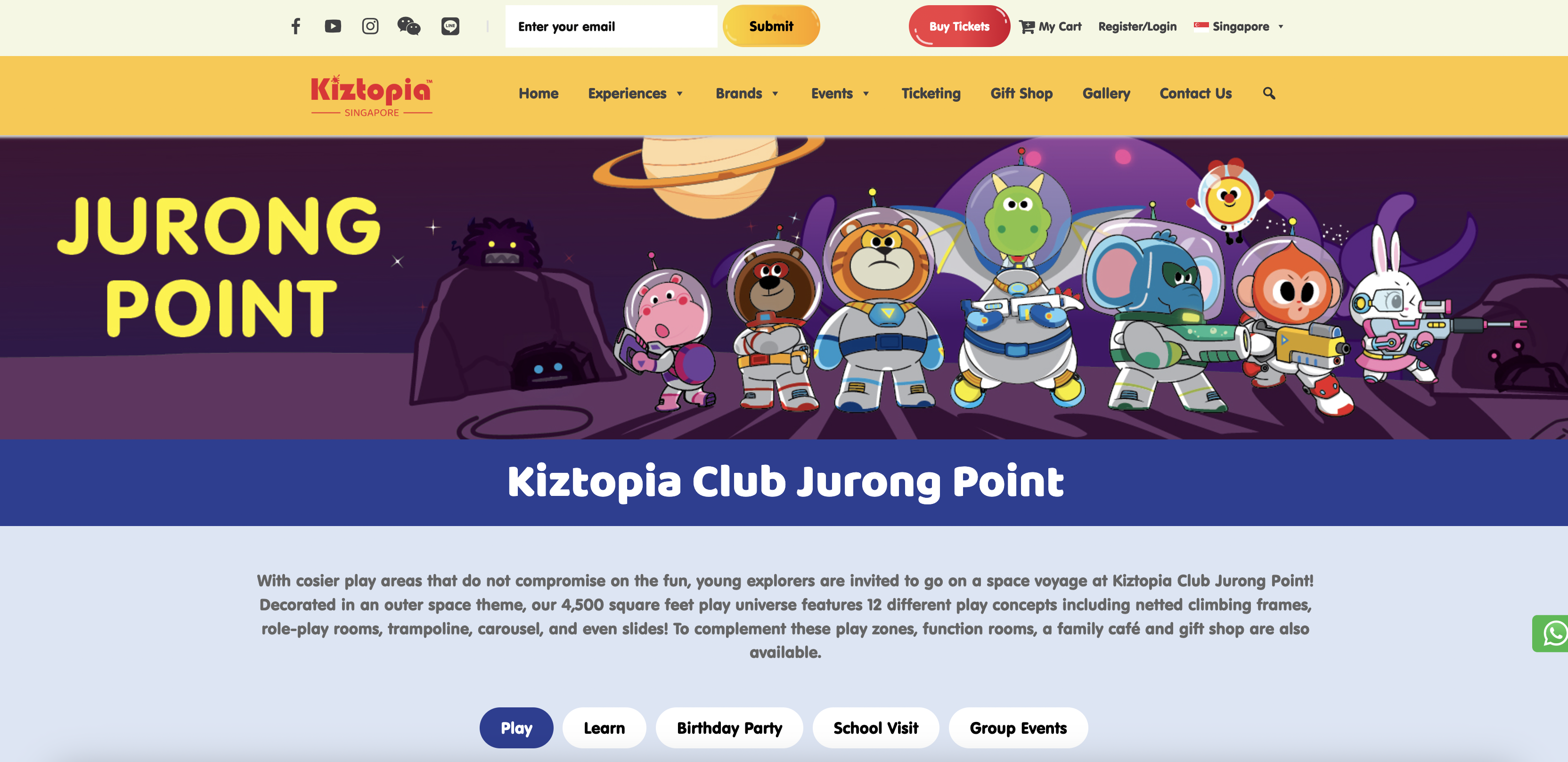 Kiztopia Club Jurong Point