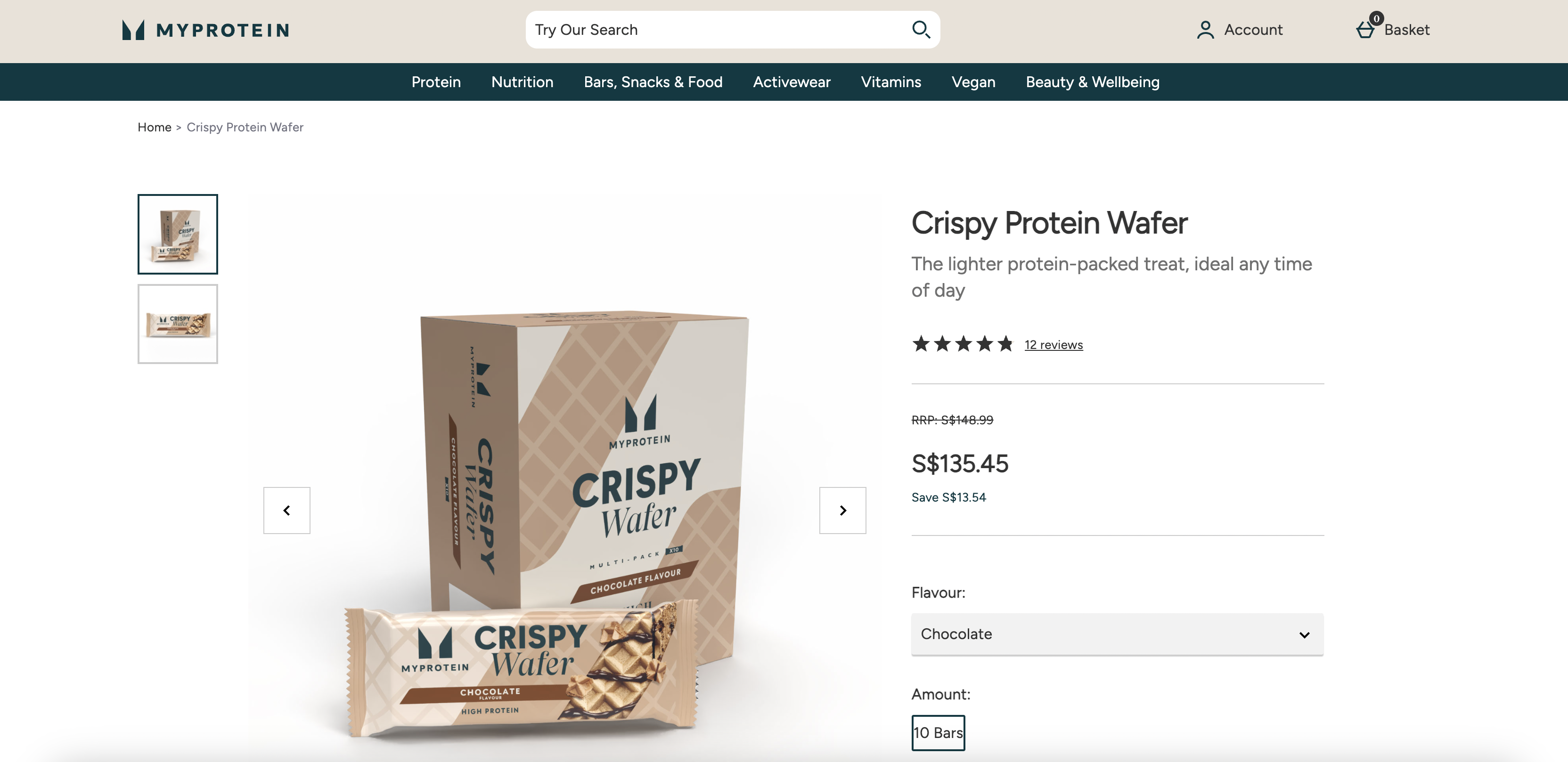 Crispy Protein Wafer