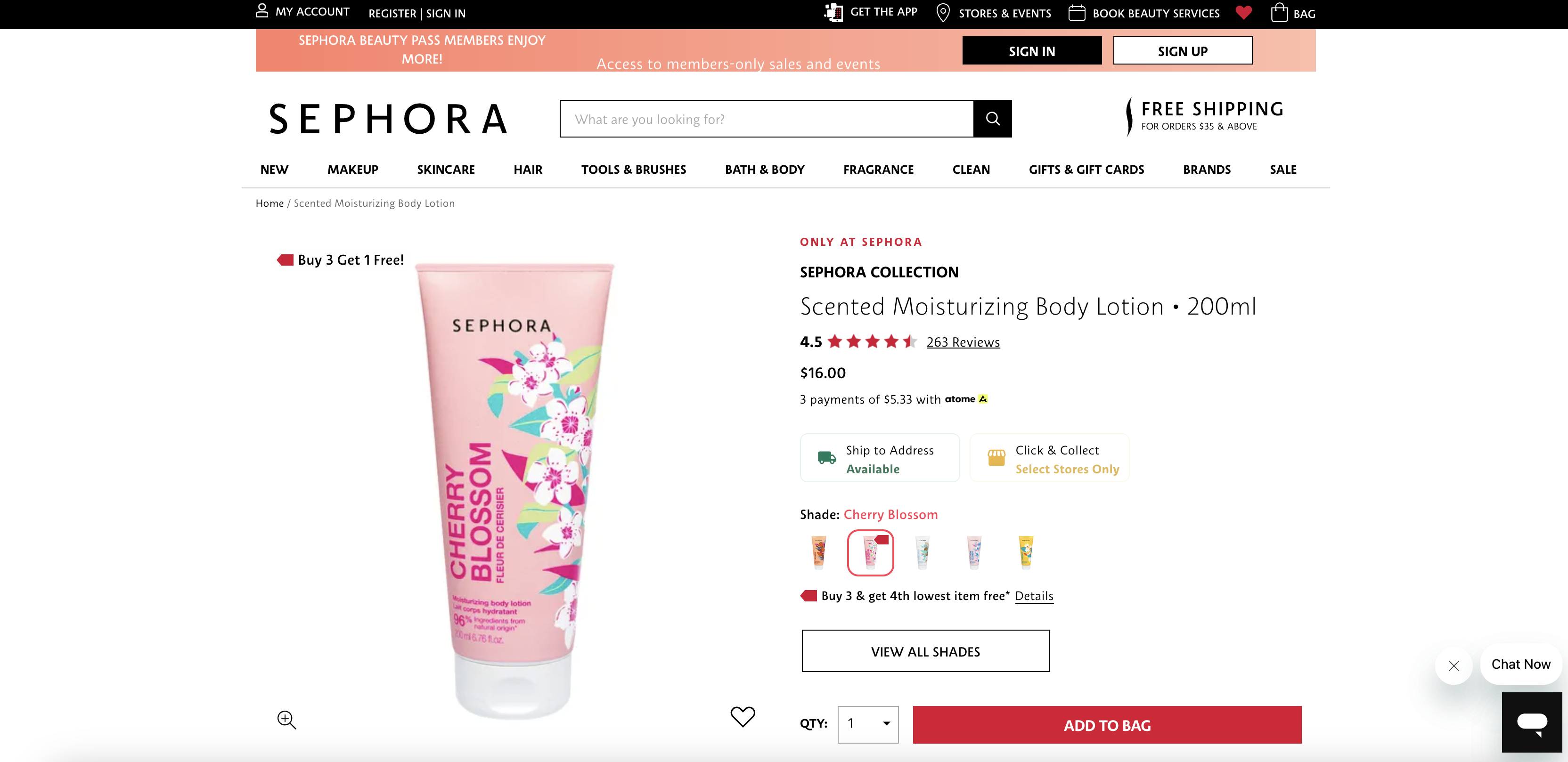 Scented Moisturizing Body Lotion